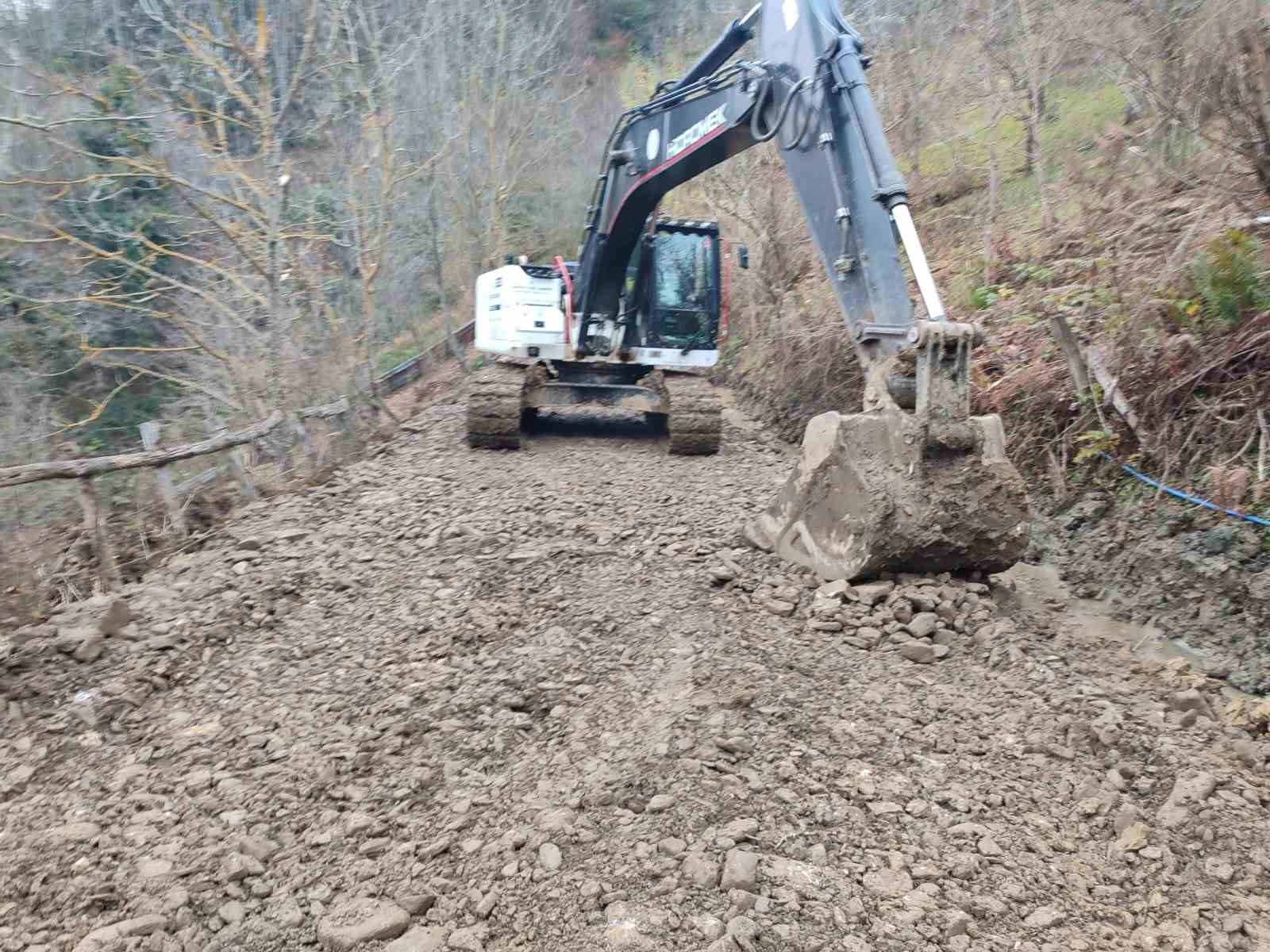 Bartın’da heyelan