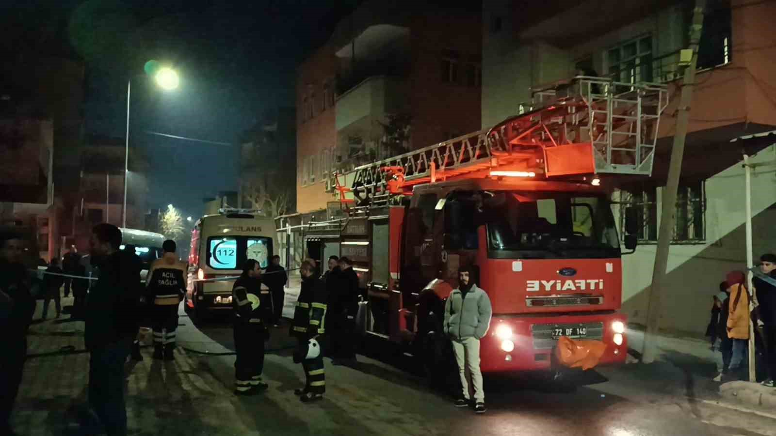 Batman’da evde çıkan yangında yatalak hasta hayatını kaybetti