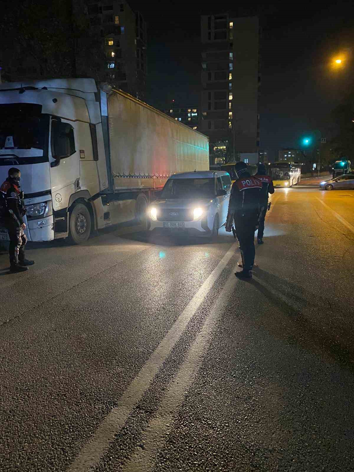 Bursa&rsquo;da geniş &ccedil;aplı asayiş uygulaması
