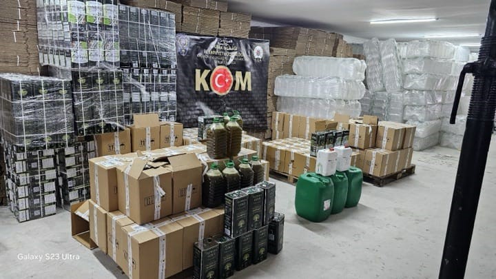 3 ton zeytinyağından 23 ton sahte zeytinyağı yaptılar
