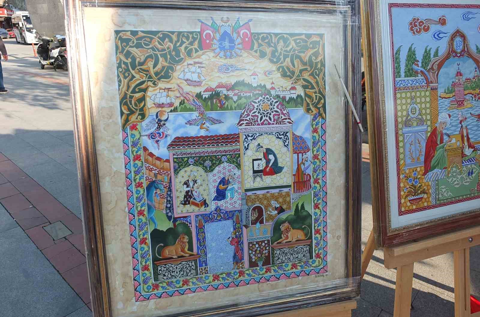 Balıkesirli kadınların yaptğı minyatürler büyük ilgi gördü