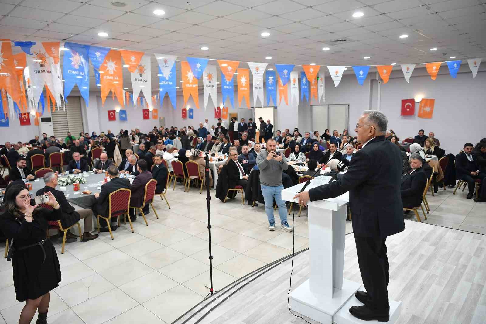 Başkan Büyükkılıç, yatırım ve hizmetleri anlattı