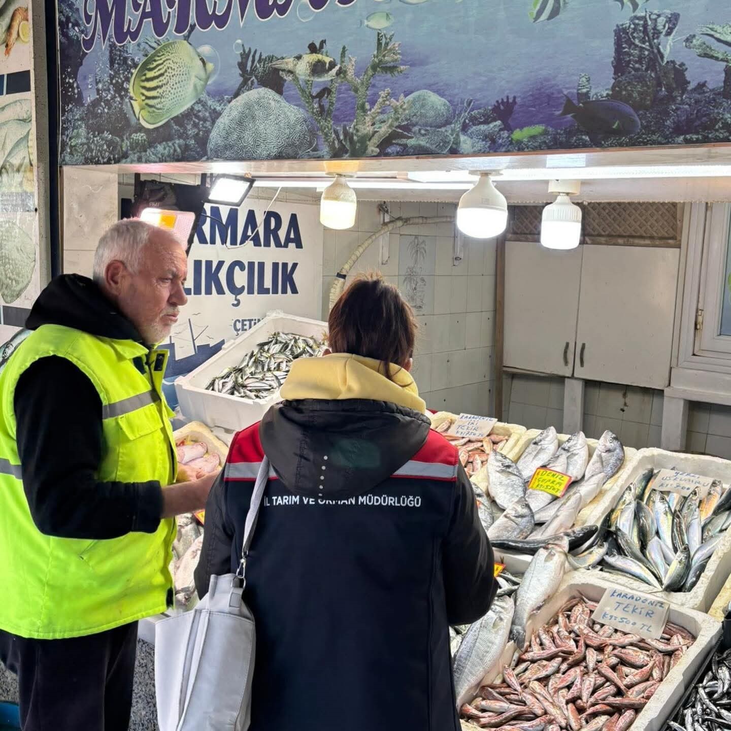 Tekirdağ&rsquo;da perakende balık satış noktalarına sıkı denetim
