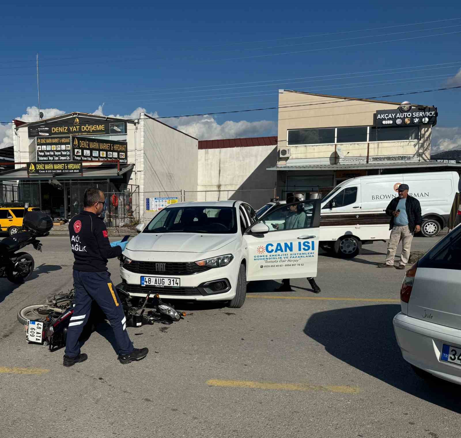 Ortaca&rsquo;da trafik kazası: 1 yaralı
