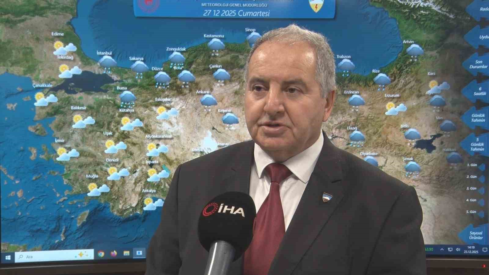 Hava Tahmin Uzmanı Macit: "&Uuml;lke genelinde yeni bir soğuk havanın etkisine giriyoruz"
