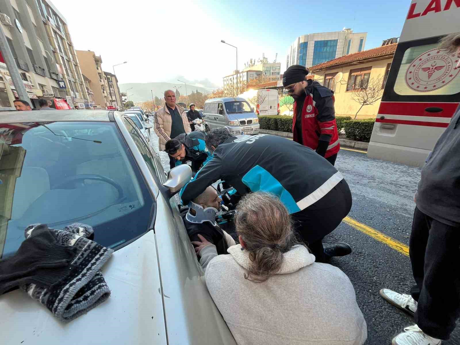 Menteşe&rsquo;de scooter kazası: 1 yaralı
