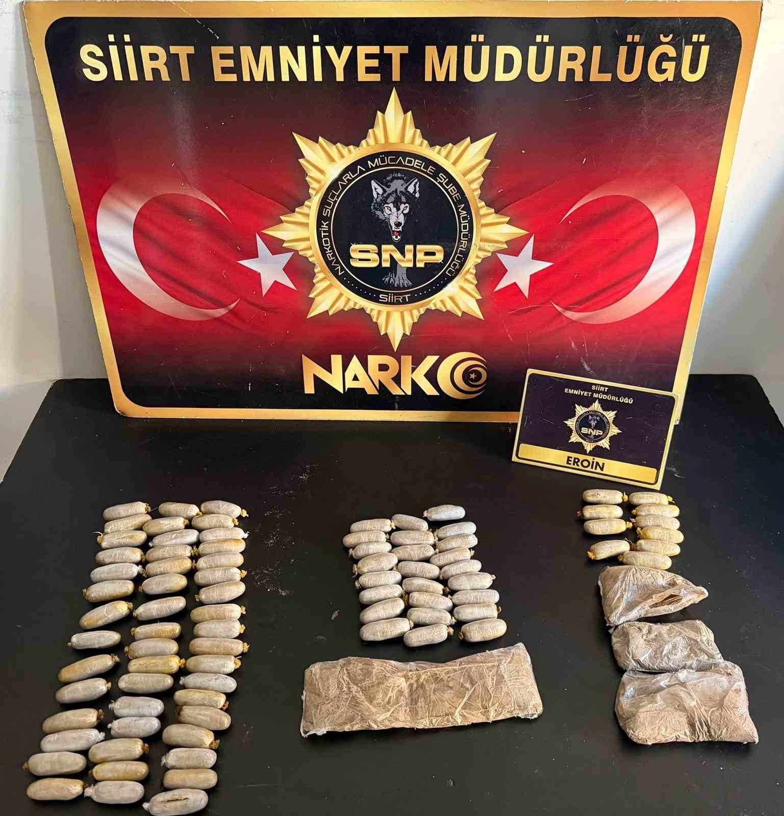 Siirt’te midelerinden uyuşturucu çıkan 4 şahıs tutuklandı