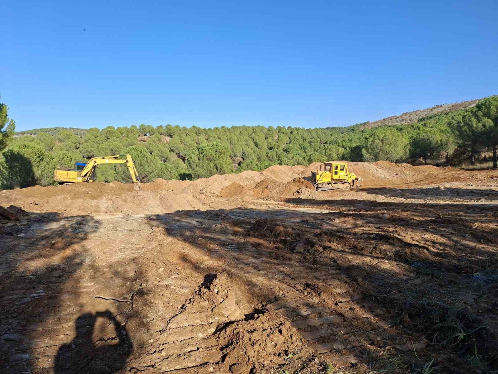 Salihli Kurttutan&rsquo;da hayvanlar ve yangın i&ccedil;in HİS g&ouml;leti
