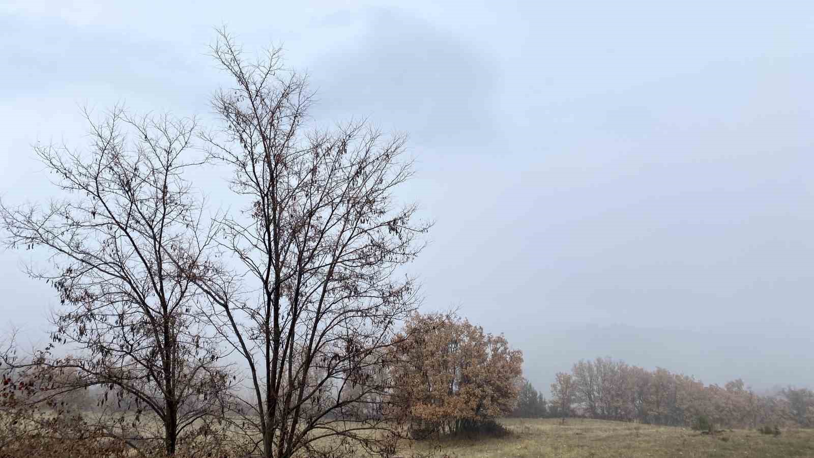 &Ccedil;orum&rsquo;da yoğun sis etkili oldu

