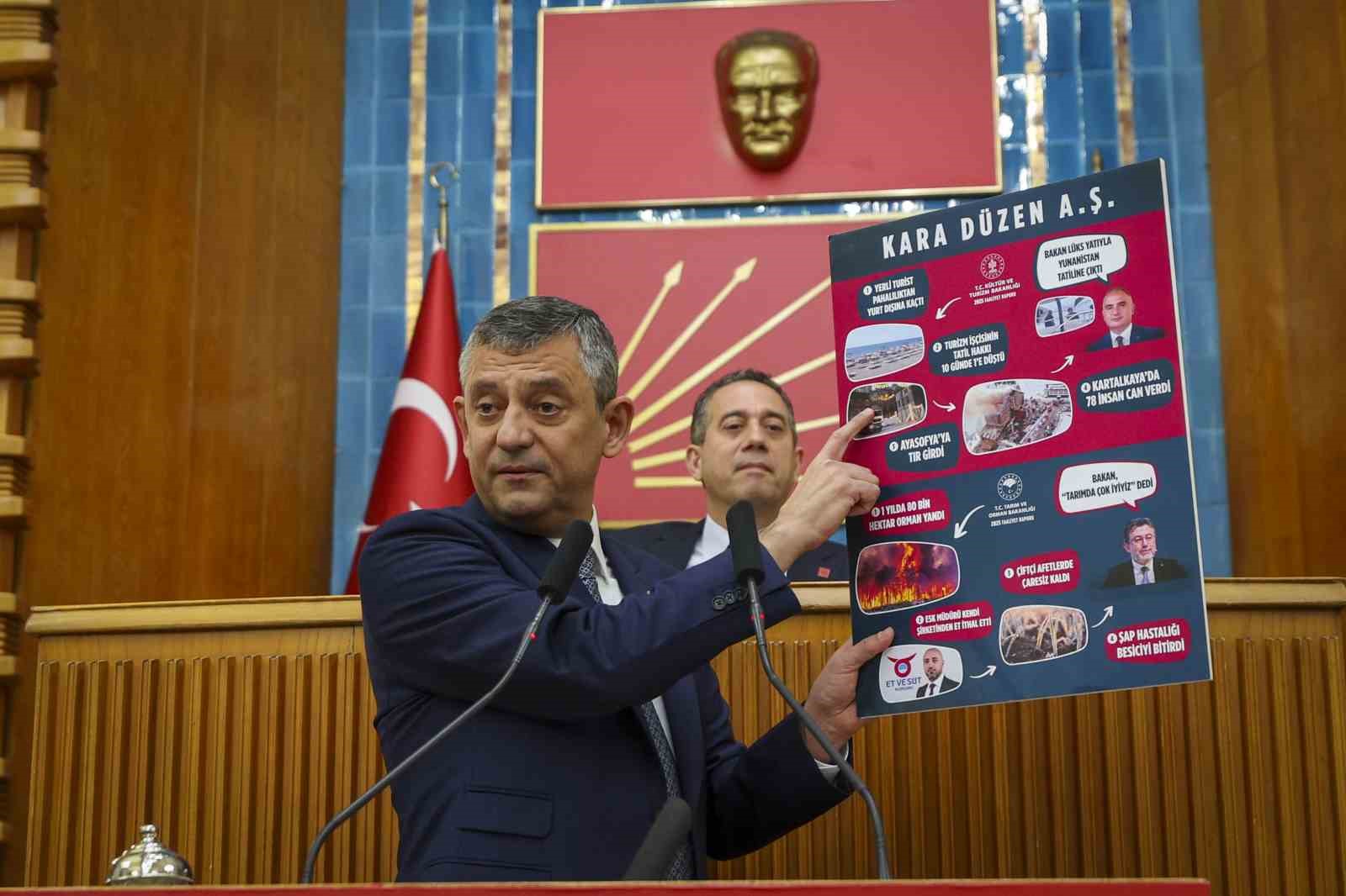 CHP lideri Özel: "Bahis ve uyuşturucu ülkenin ana gündemi oldu"
