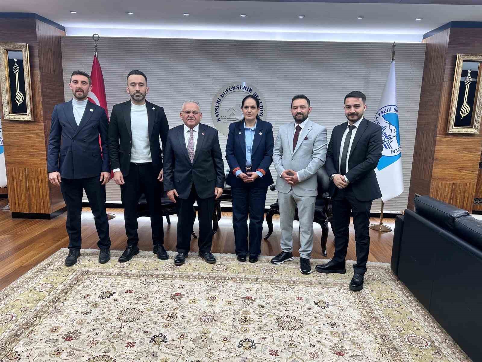 Avrupa Kayserili İşverenler Birliği’nden Başkan Büyükkılıç’a ziyaret