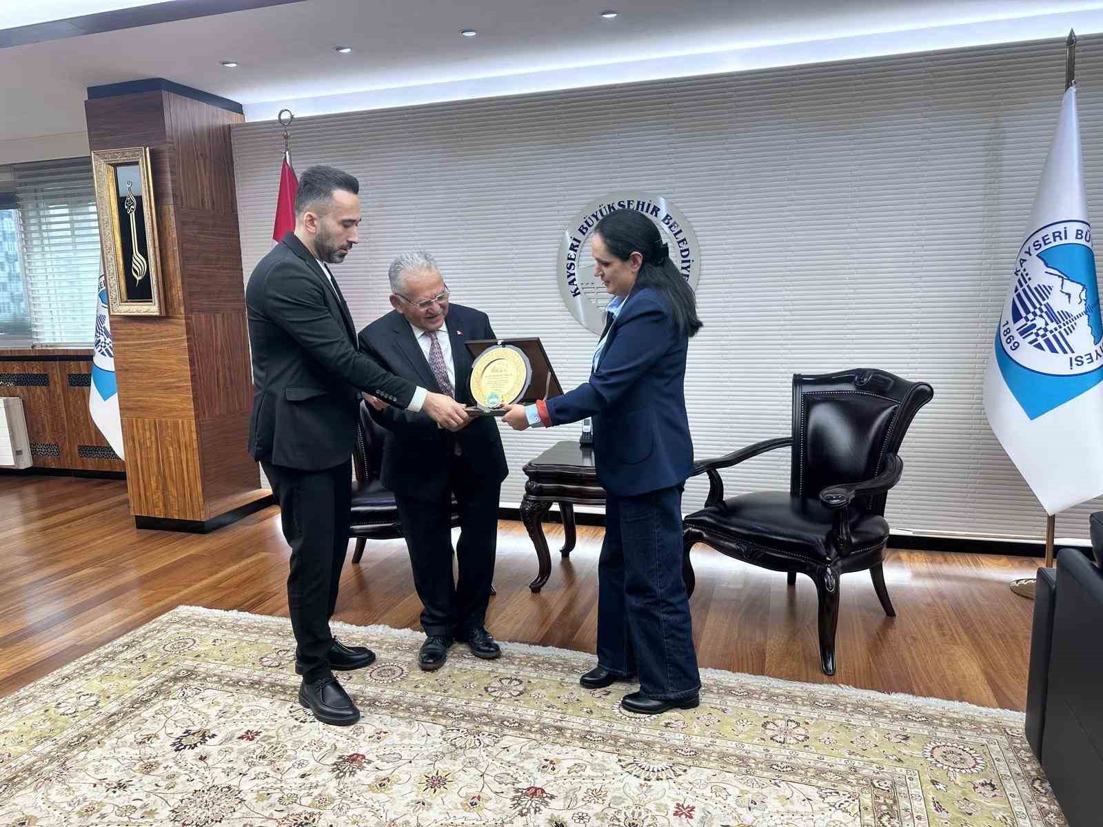 Avrupa Kayserili İşverenler Birliği&rsquo;nden Başkan B&uuml;y&uuml;kkılı&ccedil;&rsquo;a ziyaret
