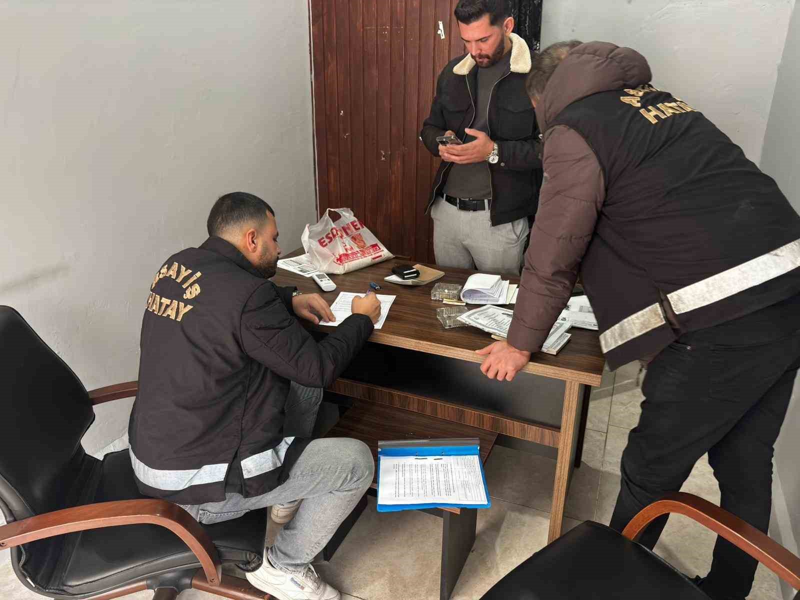 İskenderun’da araç kiralama firmalarına denetim yapıldı