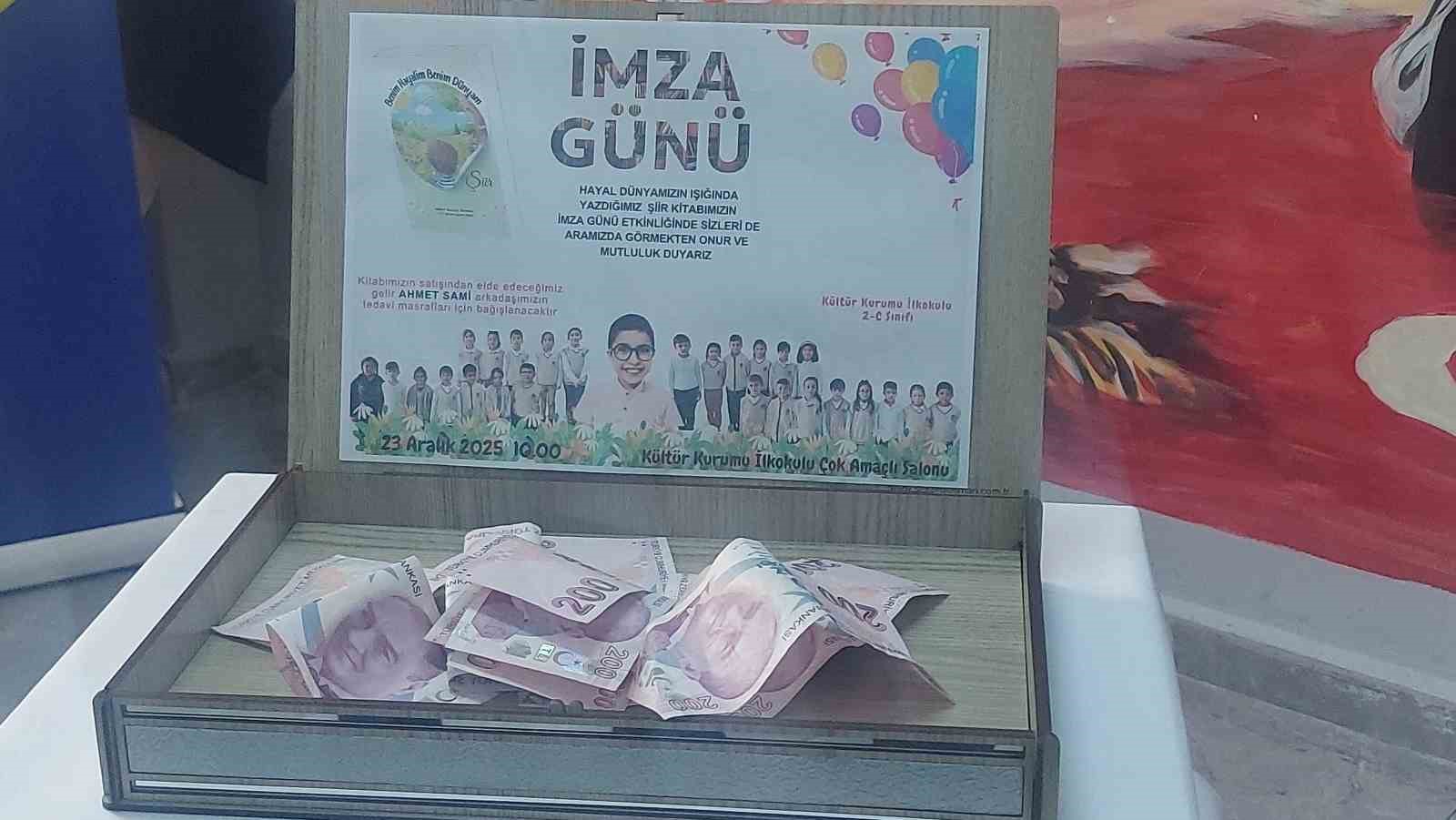 Minik y&uuml;reklerden arkadaşlarına destek
