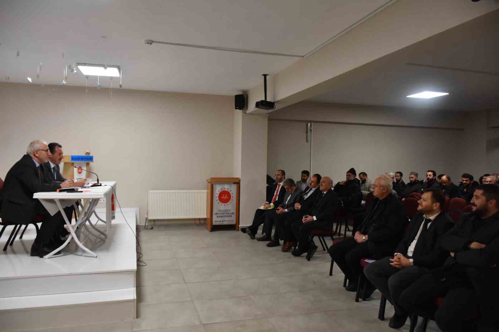 Bilecik İl Müftülüğünde yılın son toplantısı yapıldı