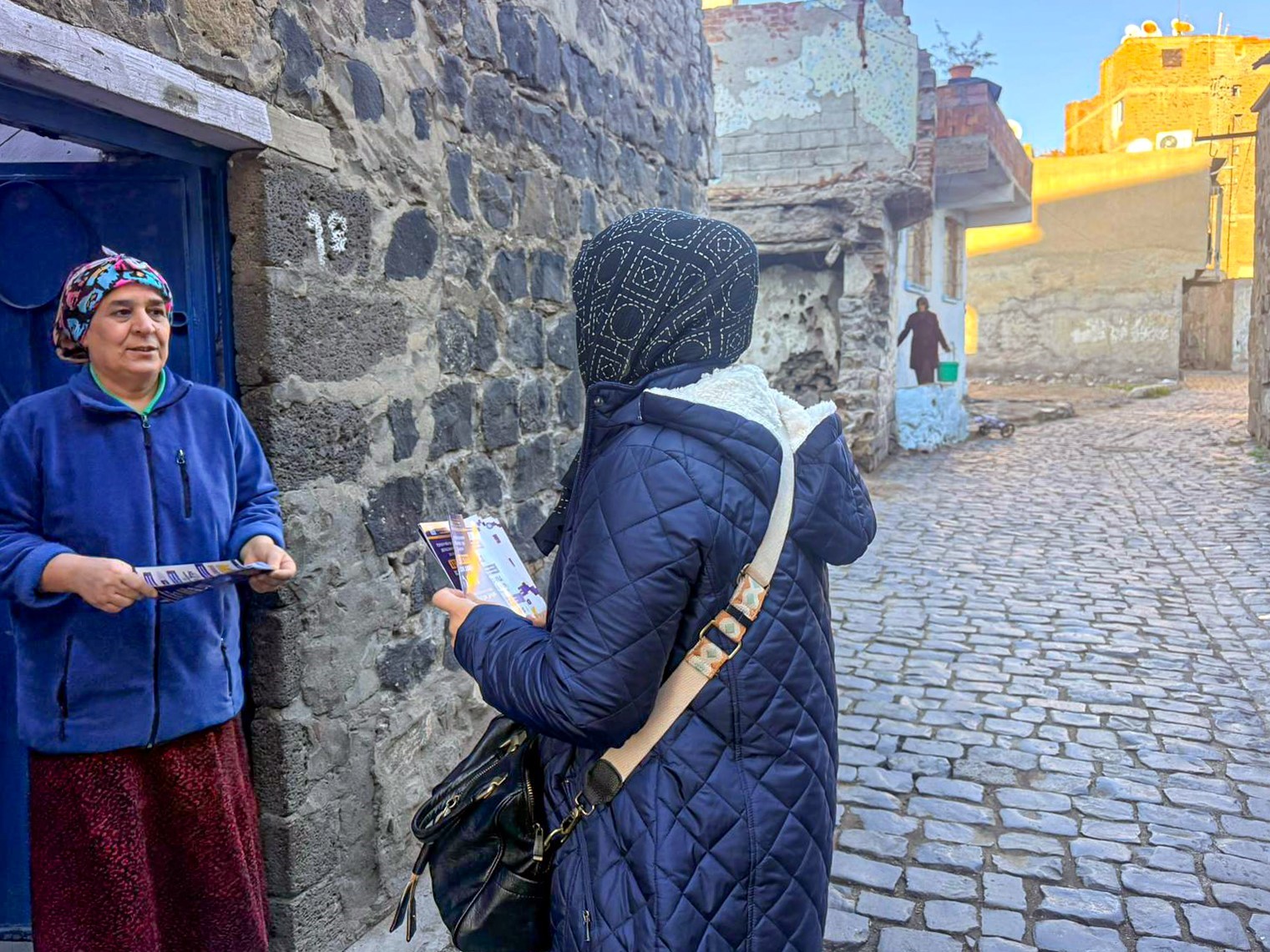 Diyarbakır&rsquo;da kadınlar y&ouml;nelik saha &ccedil;alışması
