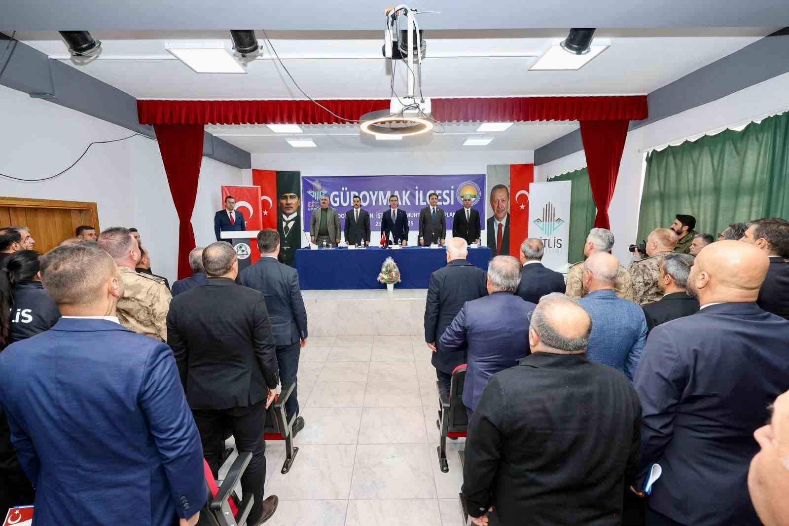 Güroymak’ta "İlçe Koordinasyon, İstişare ve Muhtarlar Toplantısı" düzenlendi