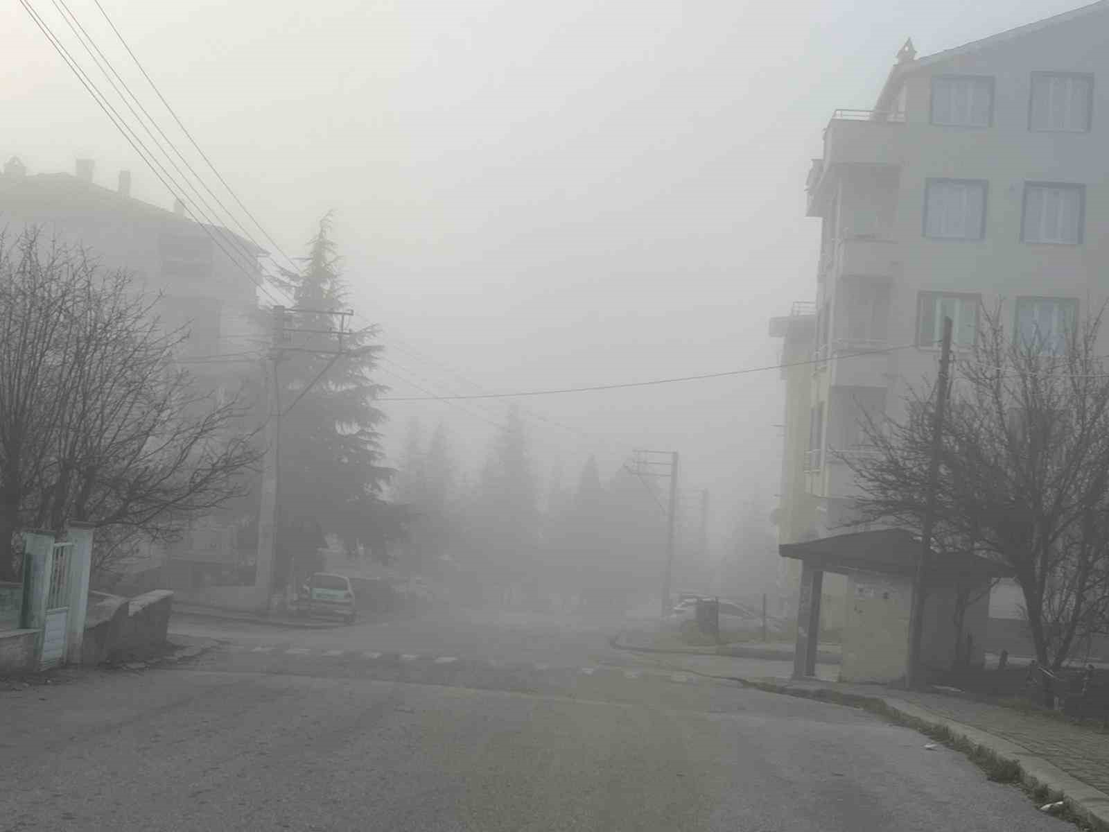 Tavşanlı&rsquo;da yoğun sis
