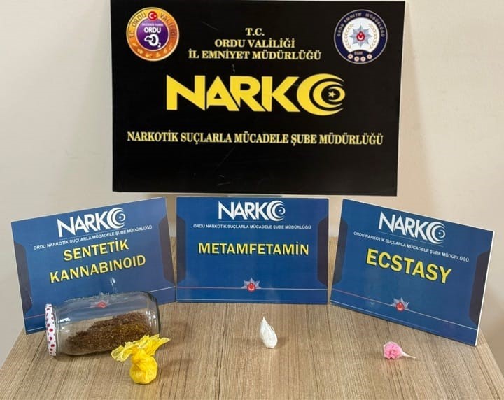 Ordu’da uyuşturucu operasyonlarında 1 tutuklama