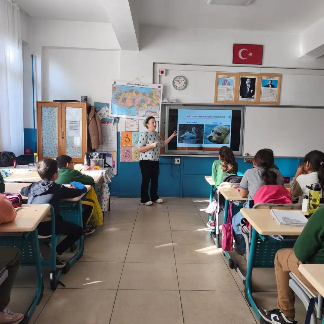 Aydın’da öğrenciler yaban hayatı ve doğayı yakından tanıyor