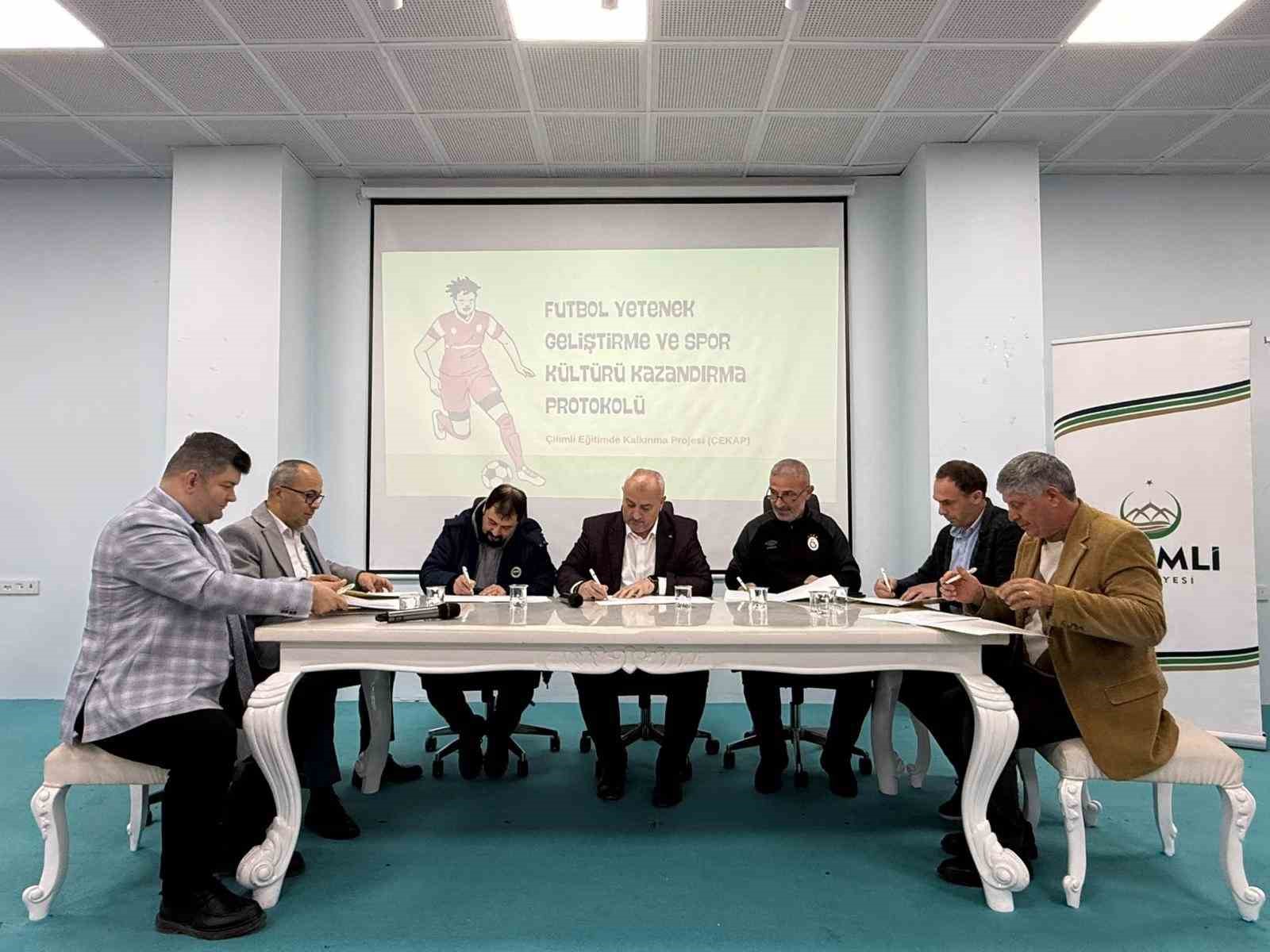 Çilimli’de eğitim ve spor için güç birliği protokolü