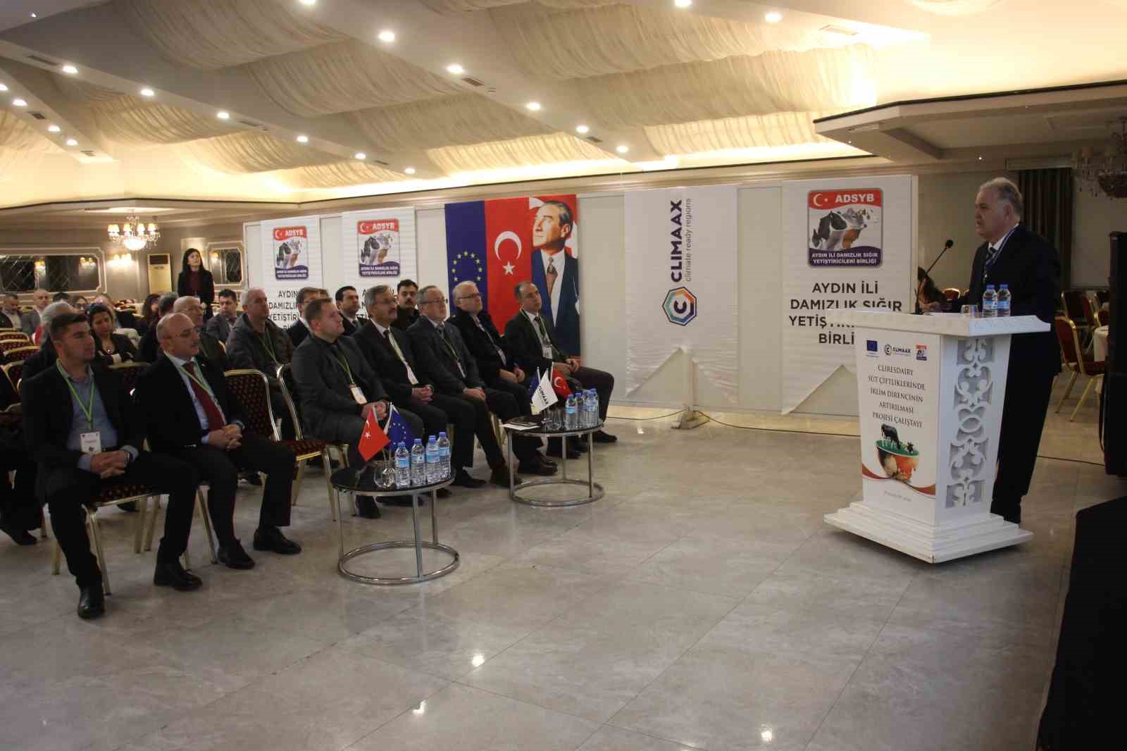 Aydın’da süt çiftlikleri için iklim dayanıklılığı masaya yatırıldı