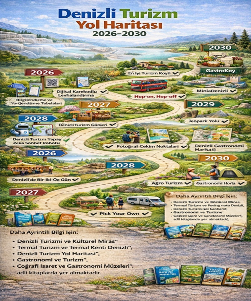 Denizli i&ccedil;in kapsamlı turizm yol haritası belirlendi
