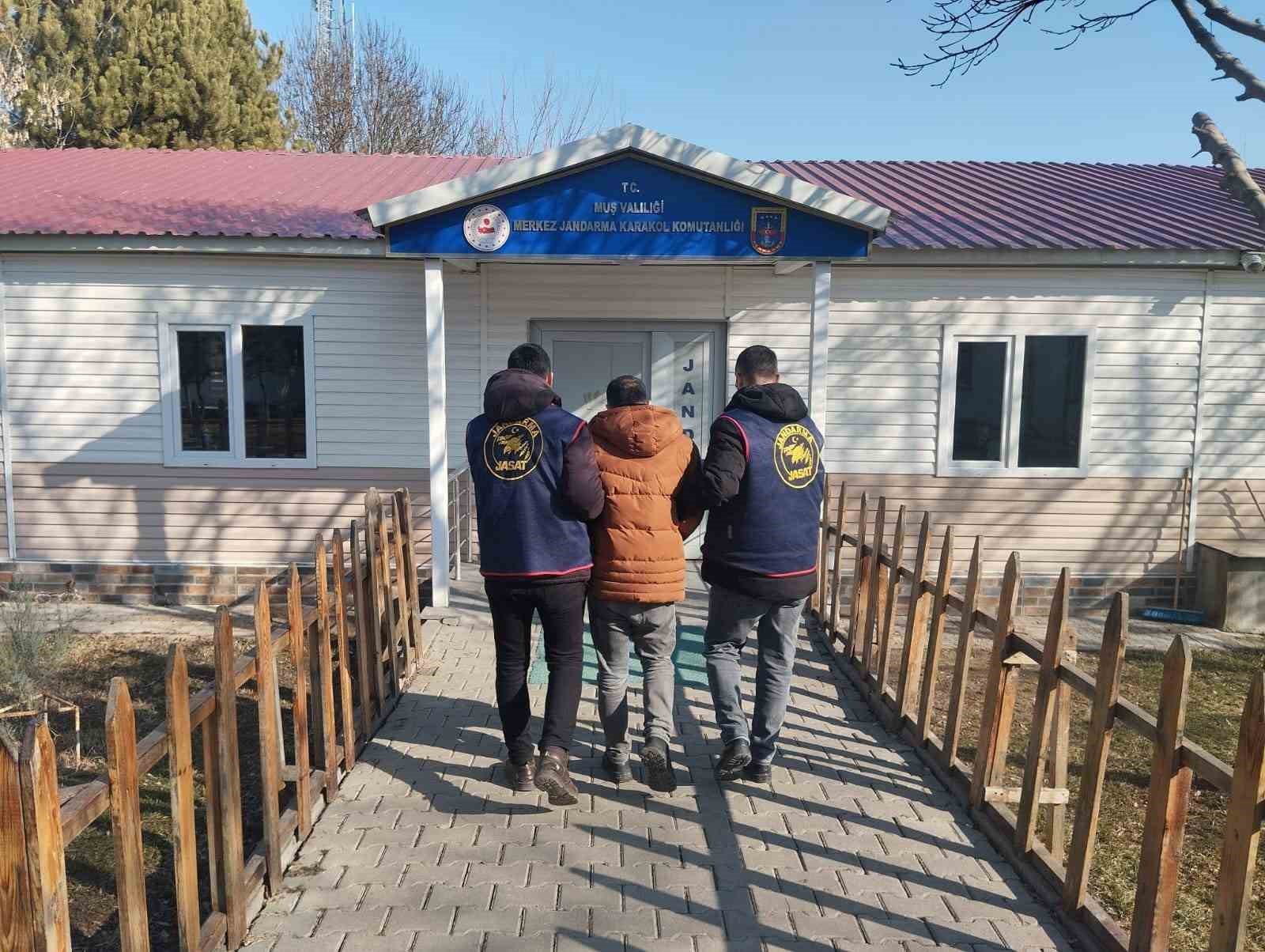 Muş’ta 2 yıl hapis cezası bulunan hükümlü yakalandı
