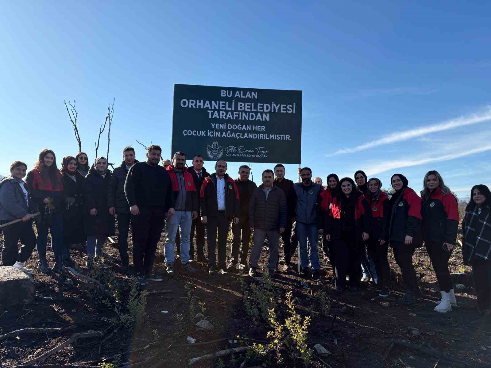Orhaneli’de 188 fidan toprakla buluştu
