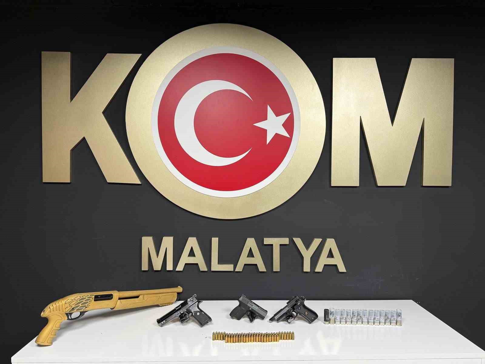 Malatya’da ruhsatsız silah operasyonu: 1 gözaltı