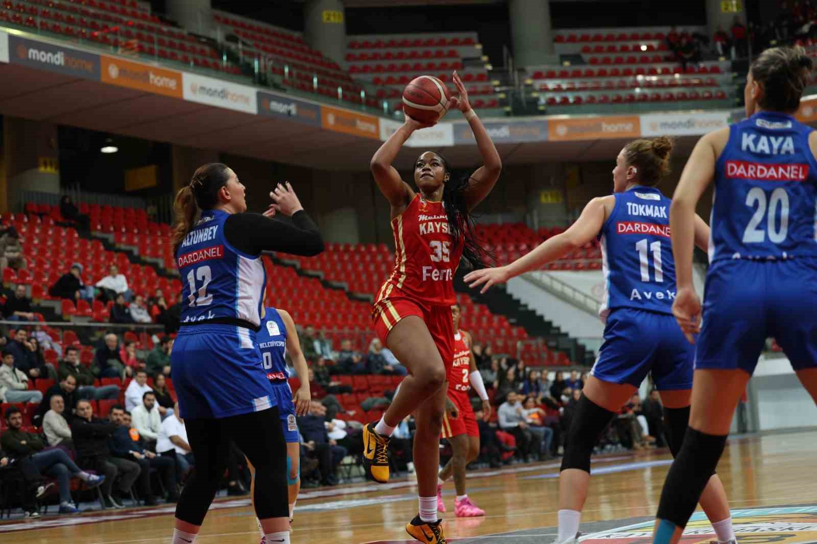 Melikgazi Kayseri Basketbol: 91 - Darnadel &Ccedil;anakkale Belediyespor: 72
