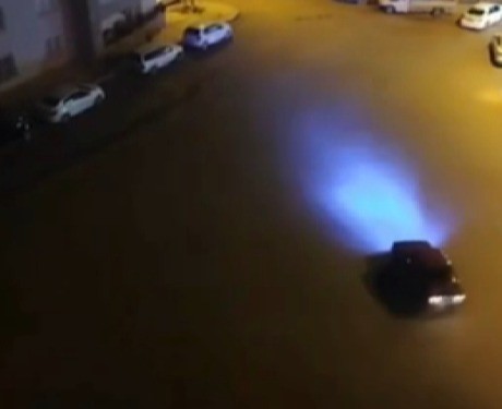 Drift atan sürücüye 49 bin 392 lira ceza