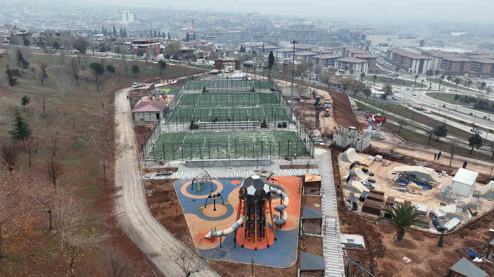 Kahramanmaraş’ın yeni spor vadisi, sosyal merkez olarak planlandı