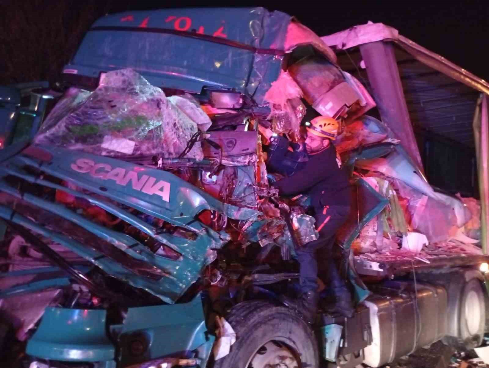 Rize’de tır kazası: 1 yaralı