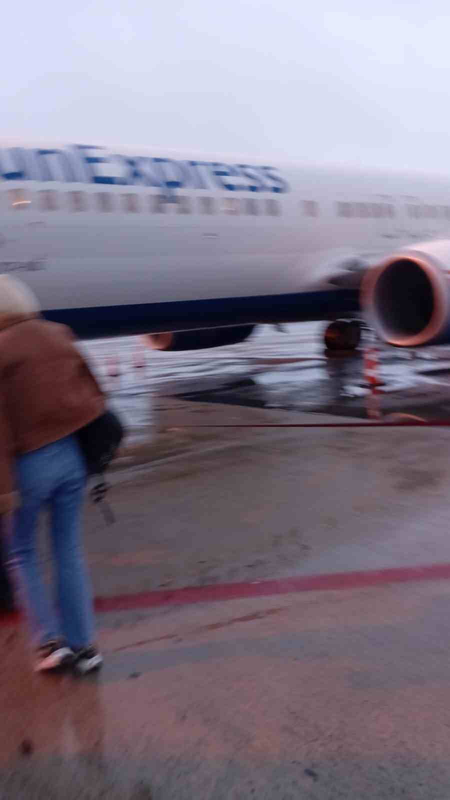 Samsun&rsquo;da yolcu u&ccedil;ağı martı s&uuml;r&uuml;s&uuml;ne &ccedil;arptı
