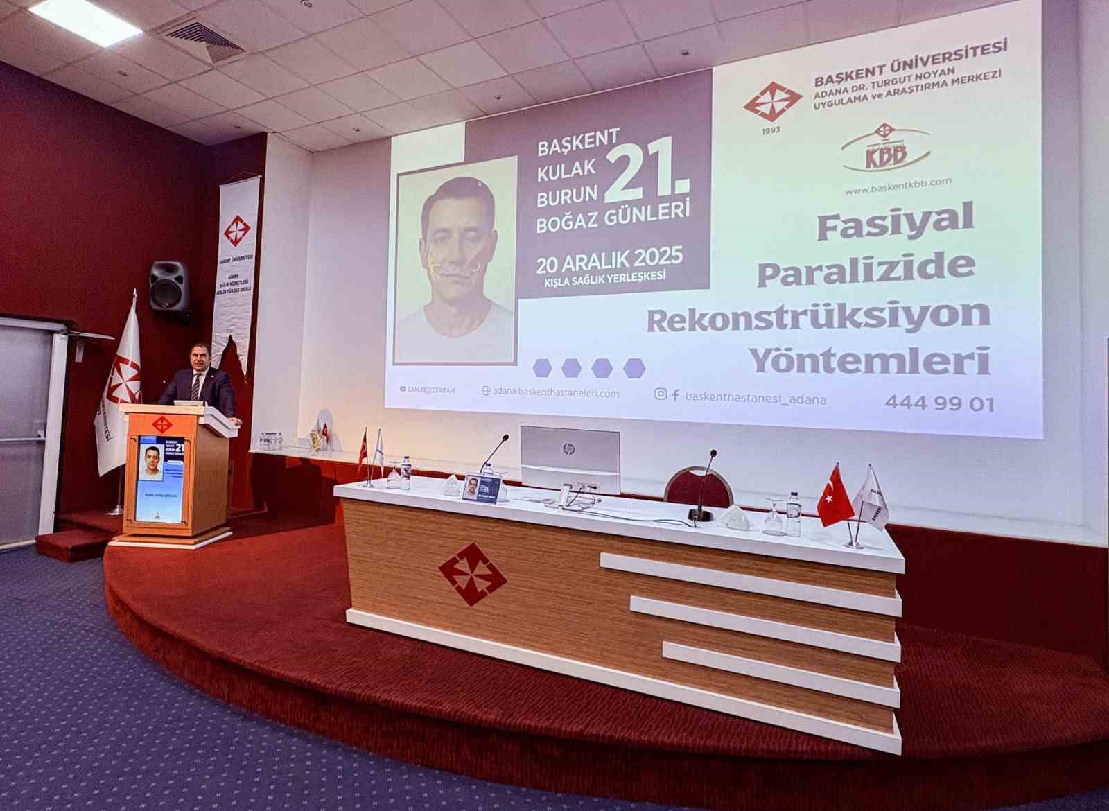 Yüz felcine yönelik güncel cerrahi yaklaşımlar Adana’da değerlendirildi