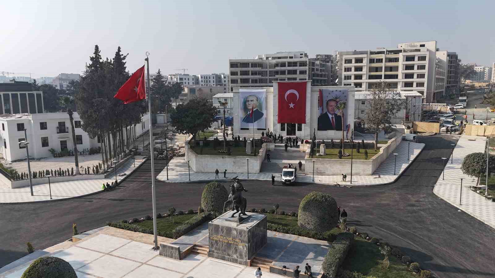 Depremle birlikte yerle bir olan Antakya kent merkezi yeniden inşa edildi