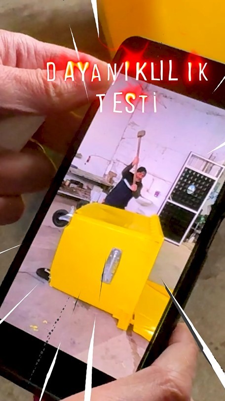 Tokat Belediyesi&rsquo;nden &ccedil;&ouml;p tenekeleri i&ccedil;in sıra dışı test
