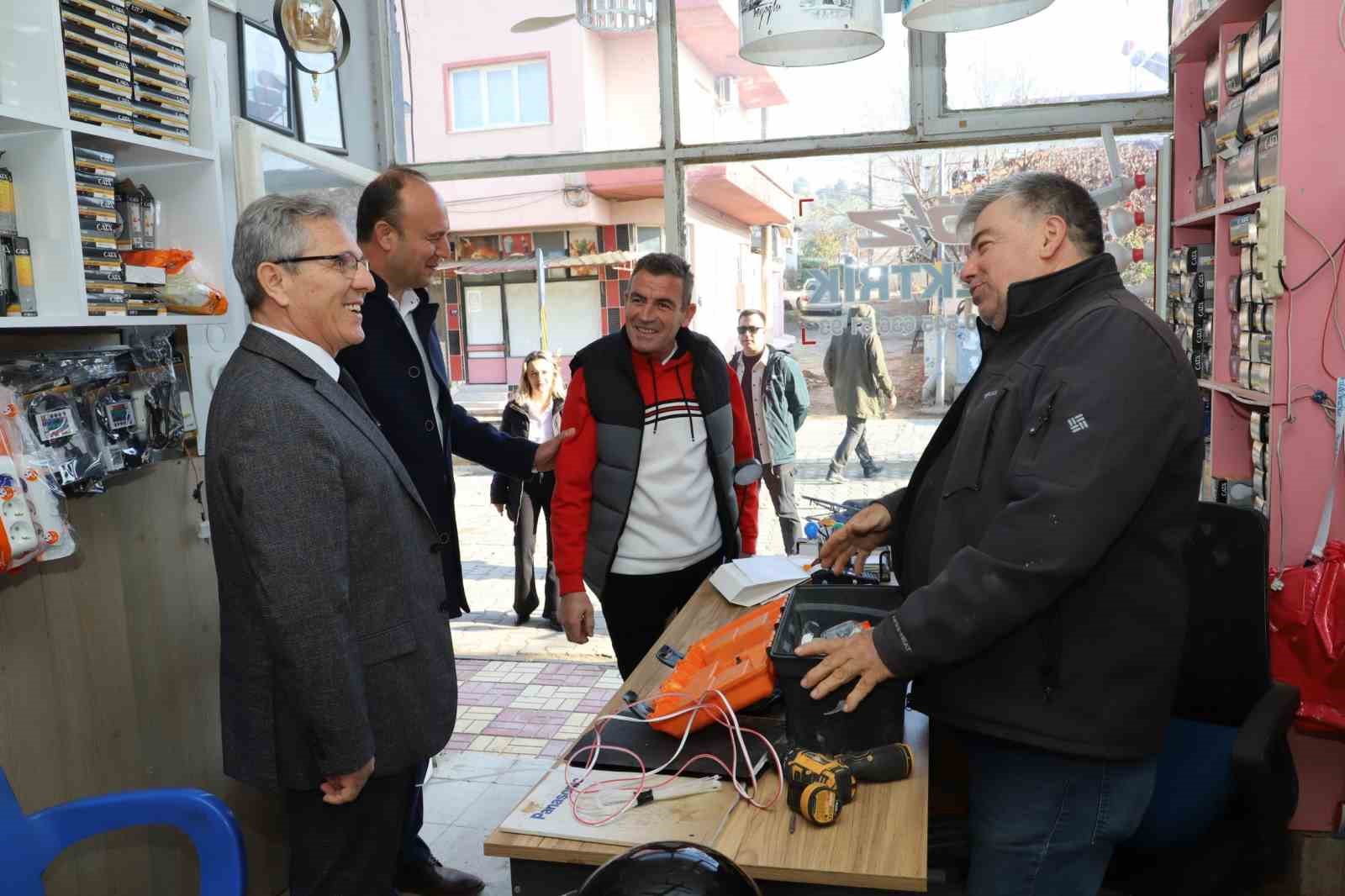 İsabeyli anlattı Başkan Tetik dinledi
