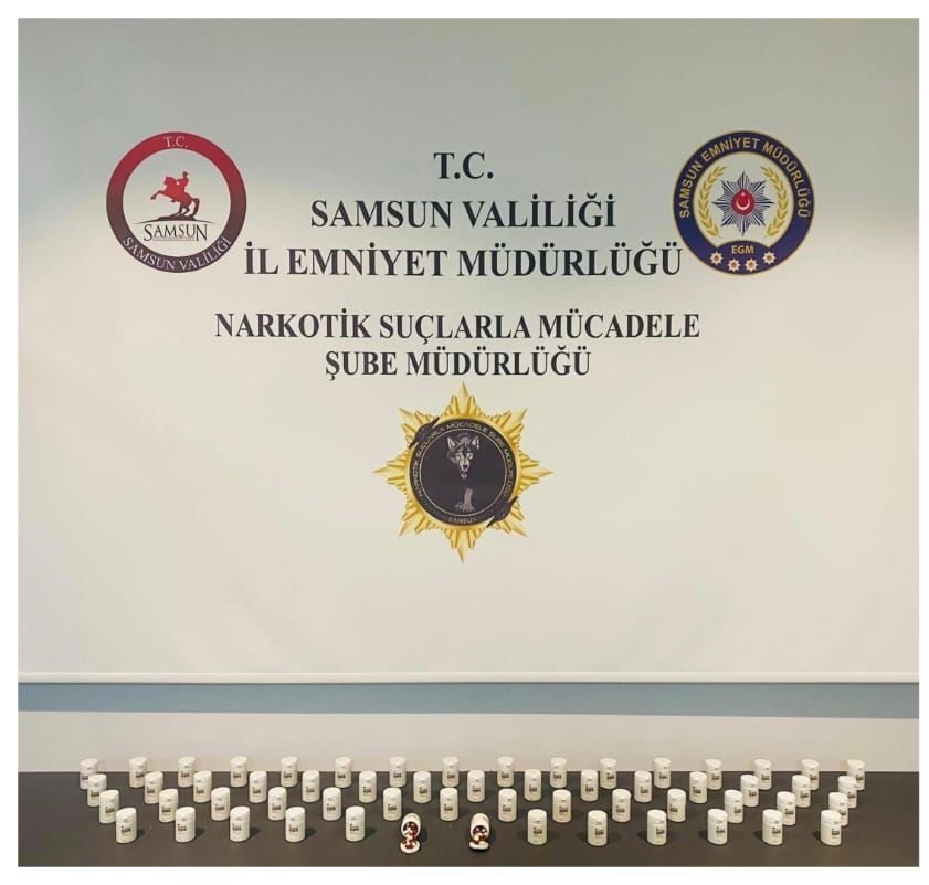 Samsun’da narkotik operasyonu: 5 gözaltı