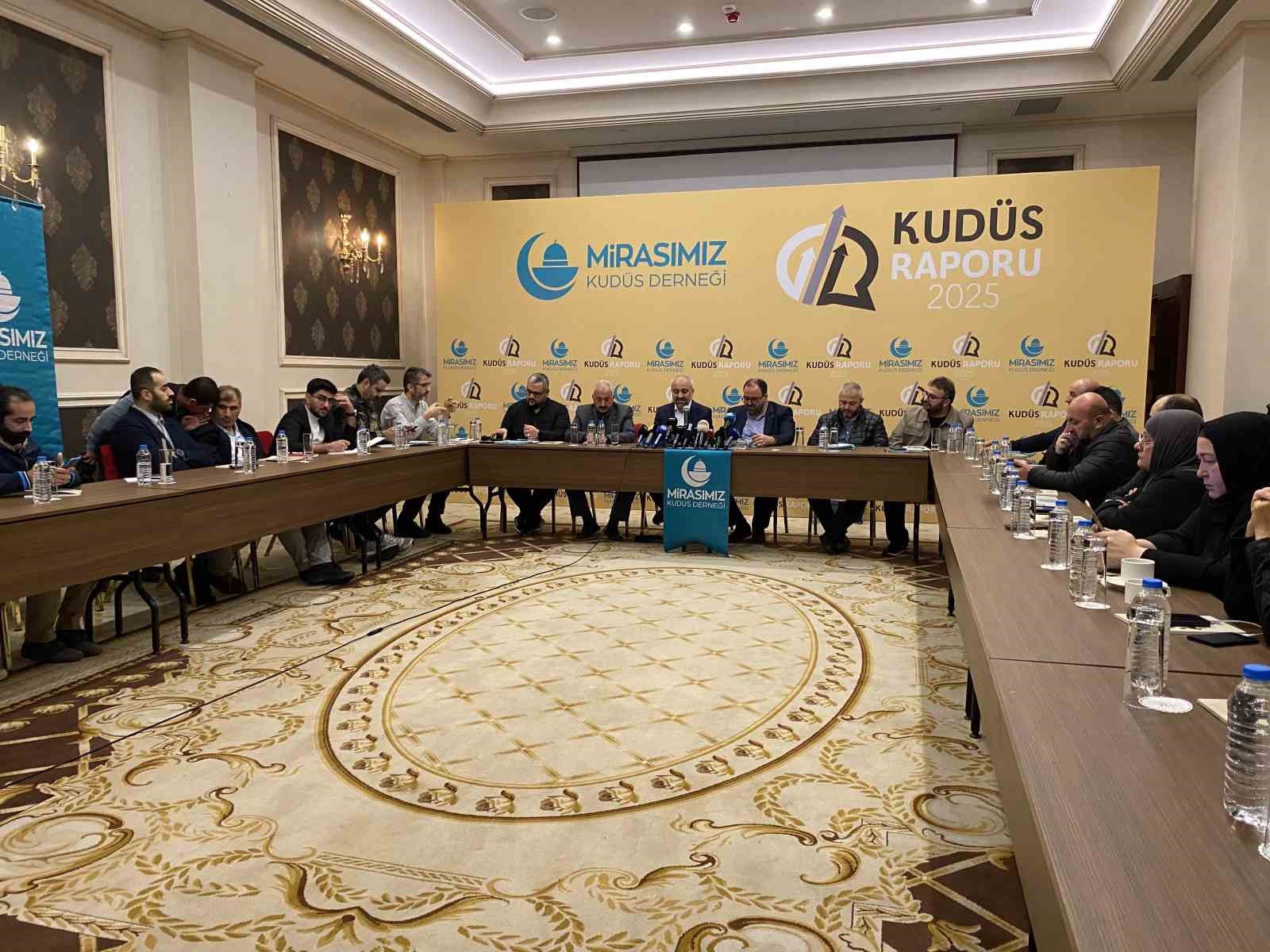 Mirasımız Kudüs Derneğinin "Genişletilmiş 2025 Kudüs raporu" açıklandı