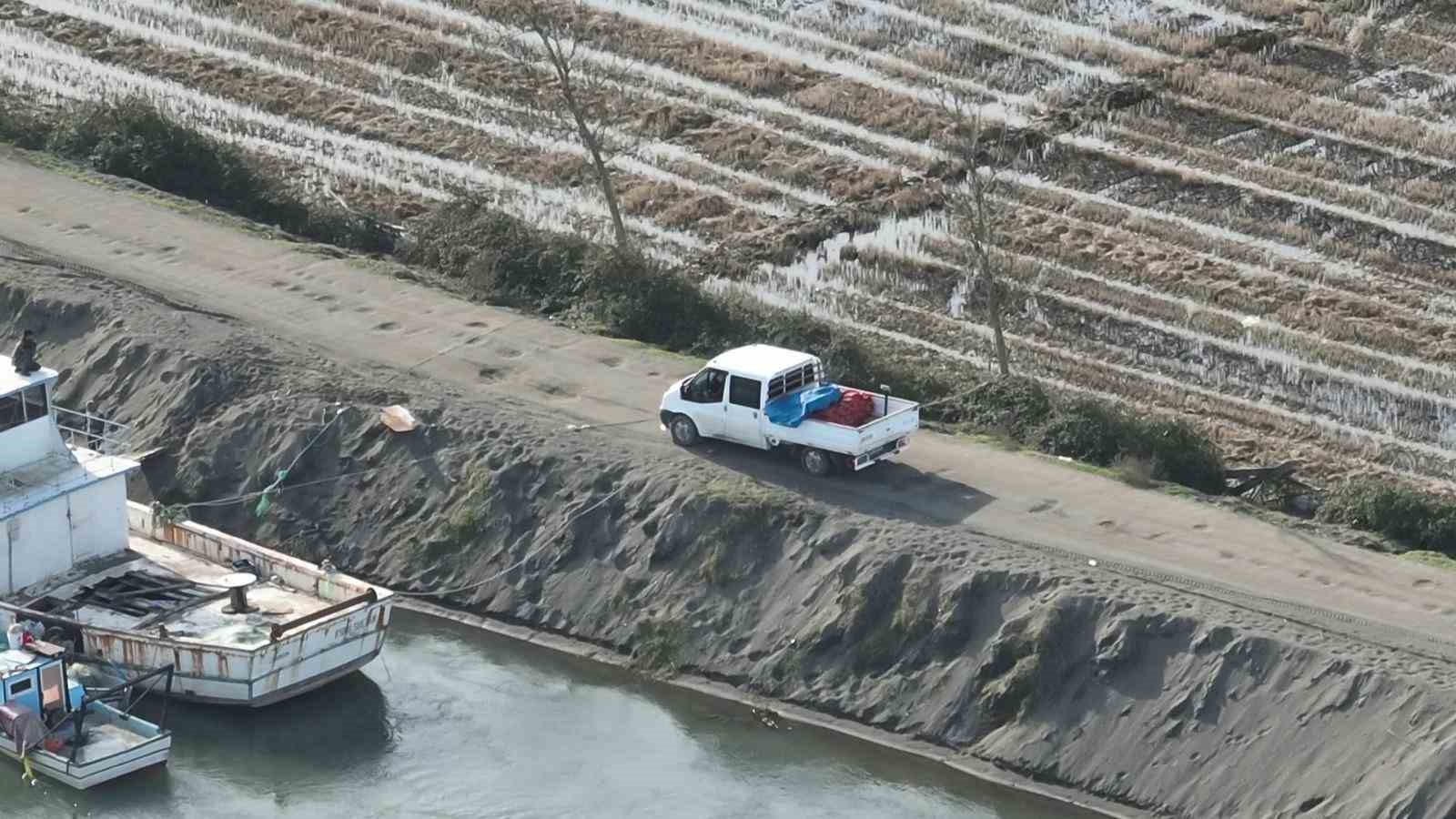 Samsun polisinden dron destekli yasaklı avcılık denetimi
