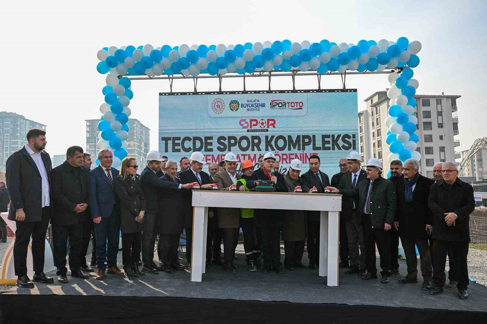 Tecde Spor Kompleksi’nin temeli atıldı