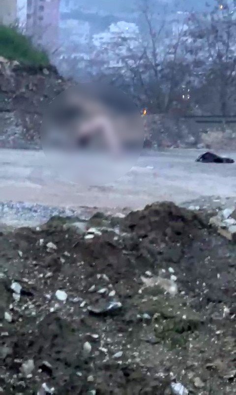 Köprü altında akıllara durgunluk veren görüntüler