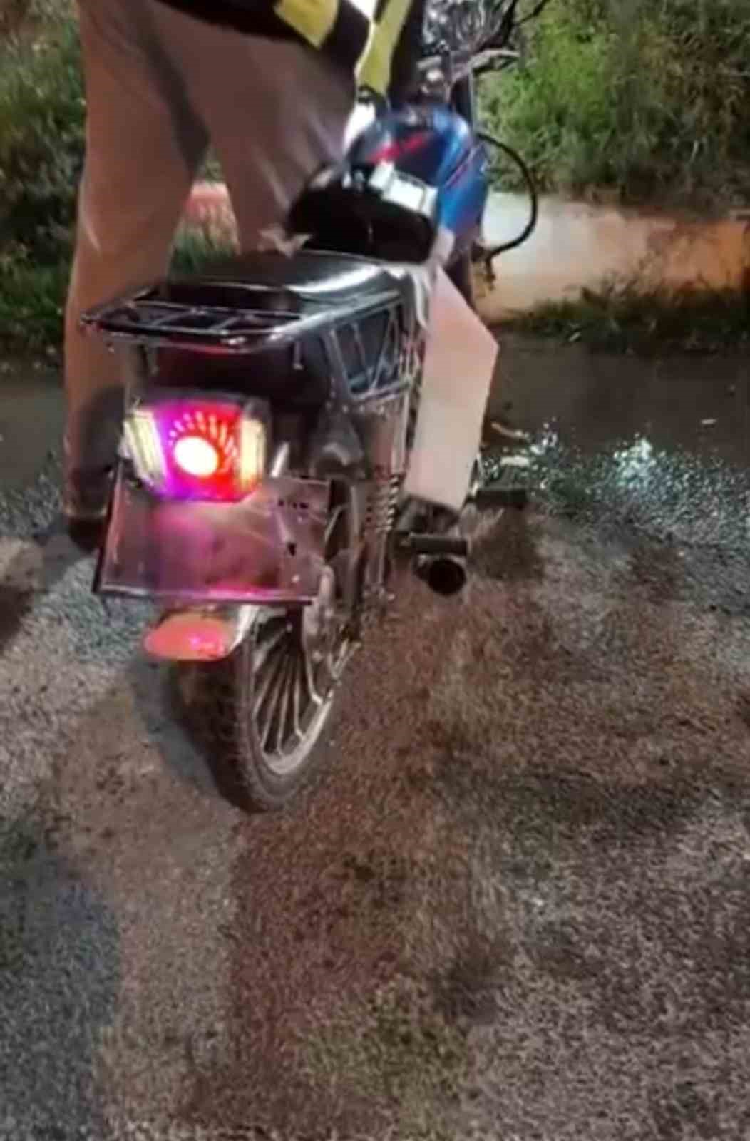 ’Dur’ ihtarına uymayan motosikletliye 70 bin lira ceza kesildi