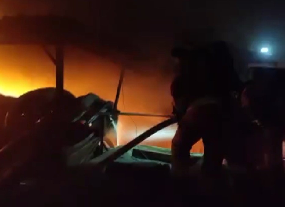 Kahramanmaraş’ta iş yeri yangını