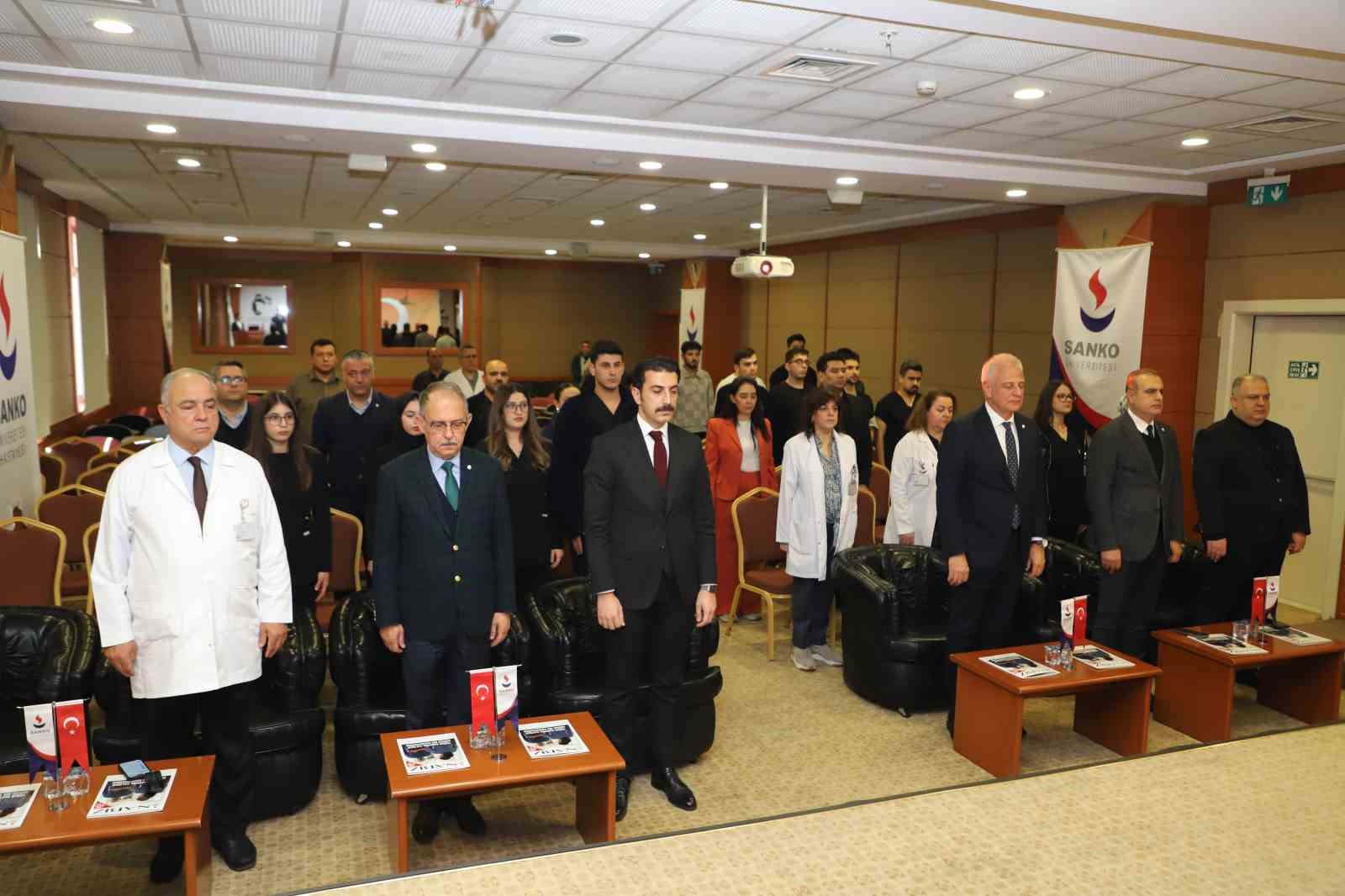 SANKO &Uuml;niversitesi&rsquo;nde Gaziantep&rsquo;in kurtuluşu t&ouml;reni d&uuml;zenlendi
