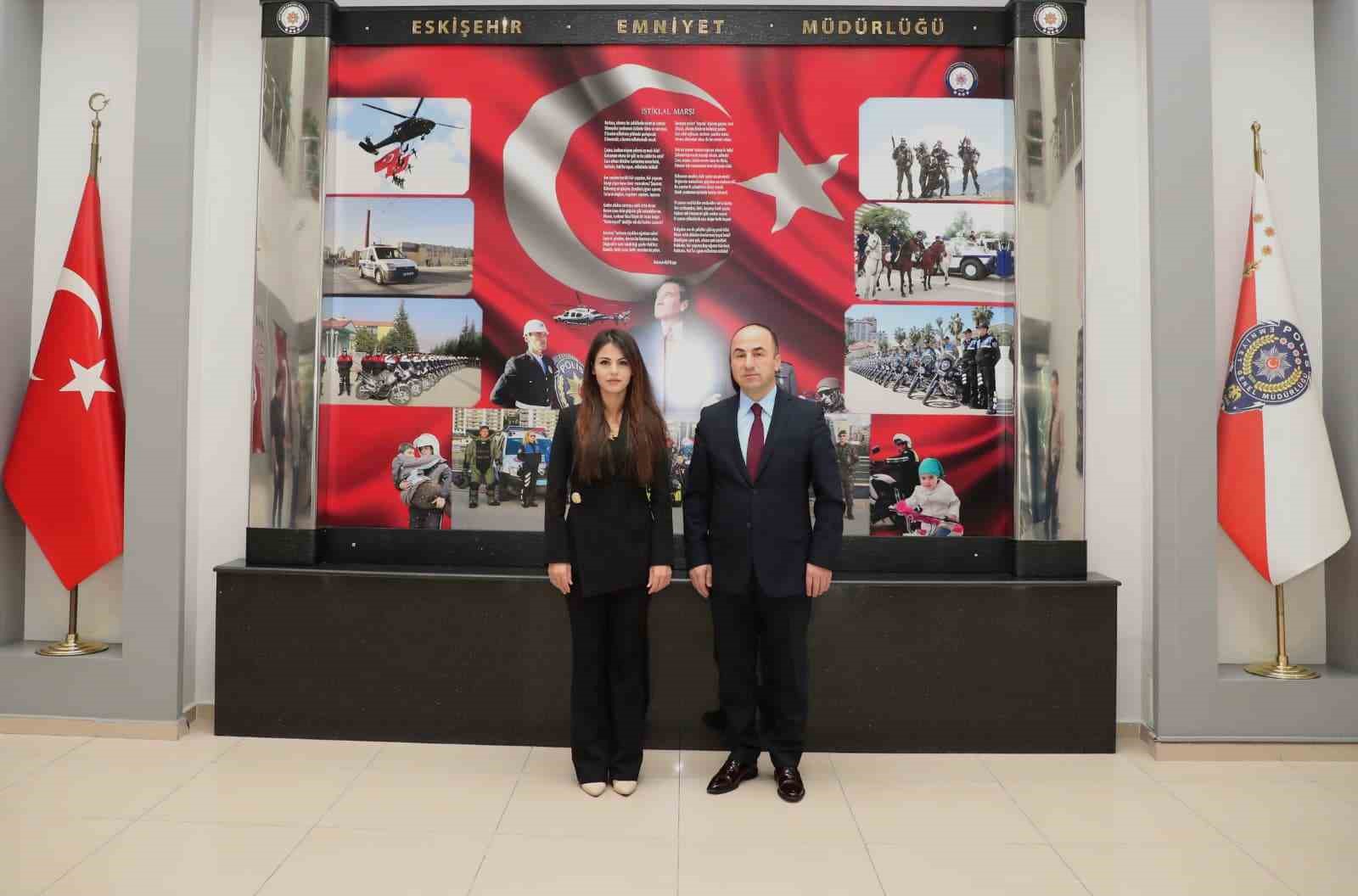 Cumhuriyet Savcısı Nuray Dağdeviren, İl Emniyet Müdürü Yılmaz’ı ziyaret etti