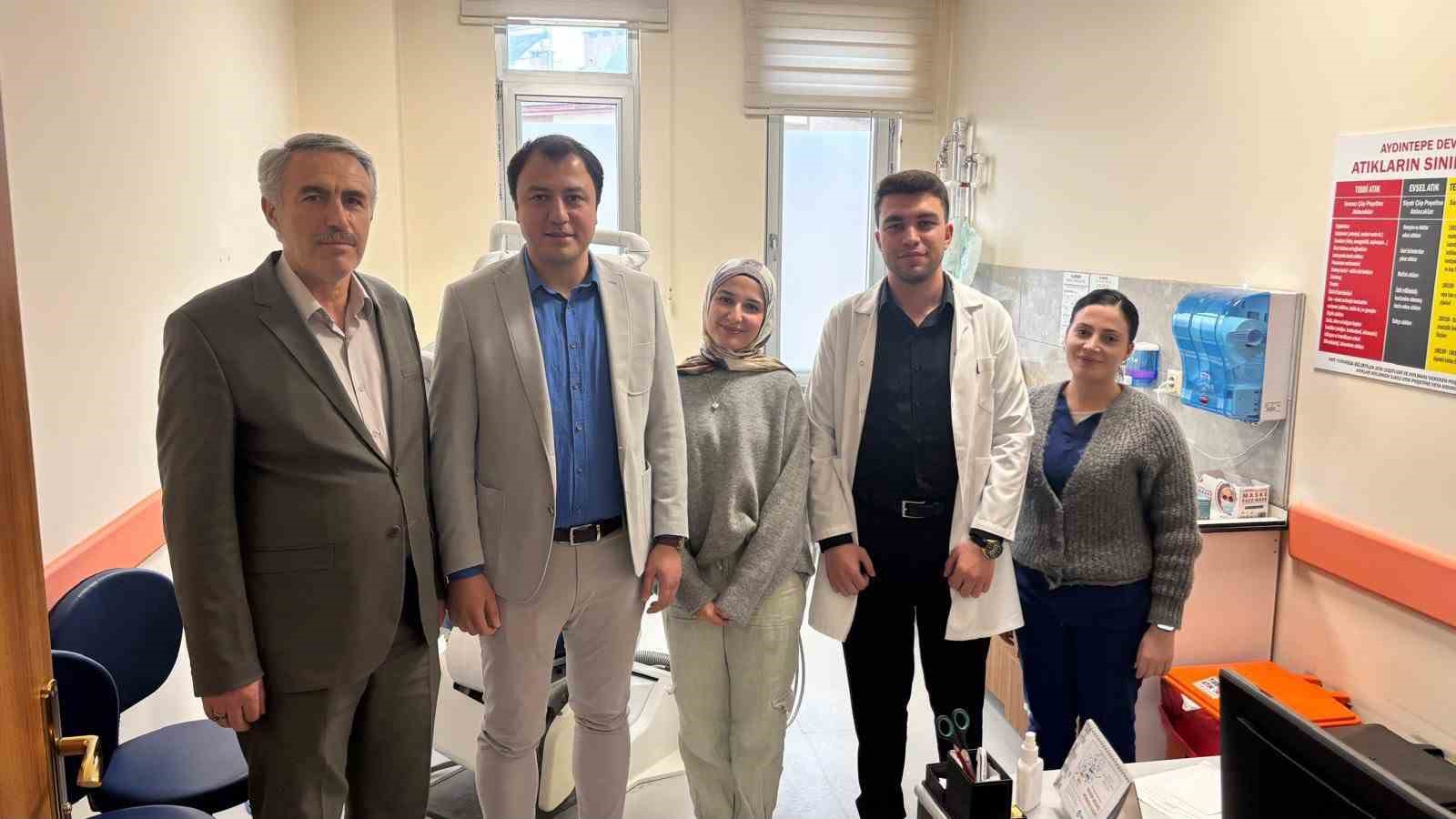 Kaymakam Bayram kurumlarda y&uuml;r&uuml;t&uuml;len &ccedil;alışmaları yerinde inceledi
