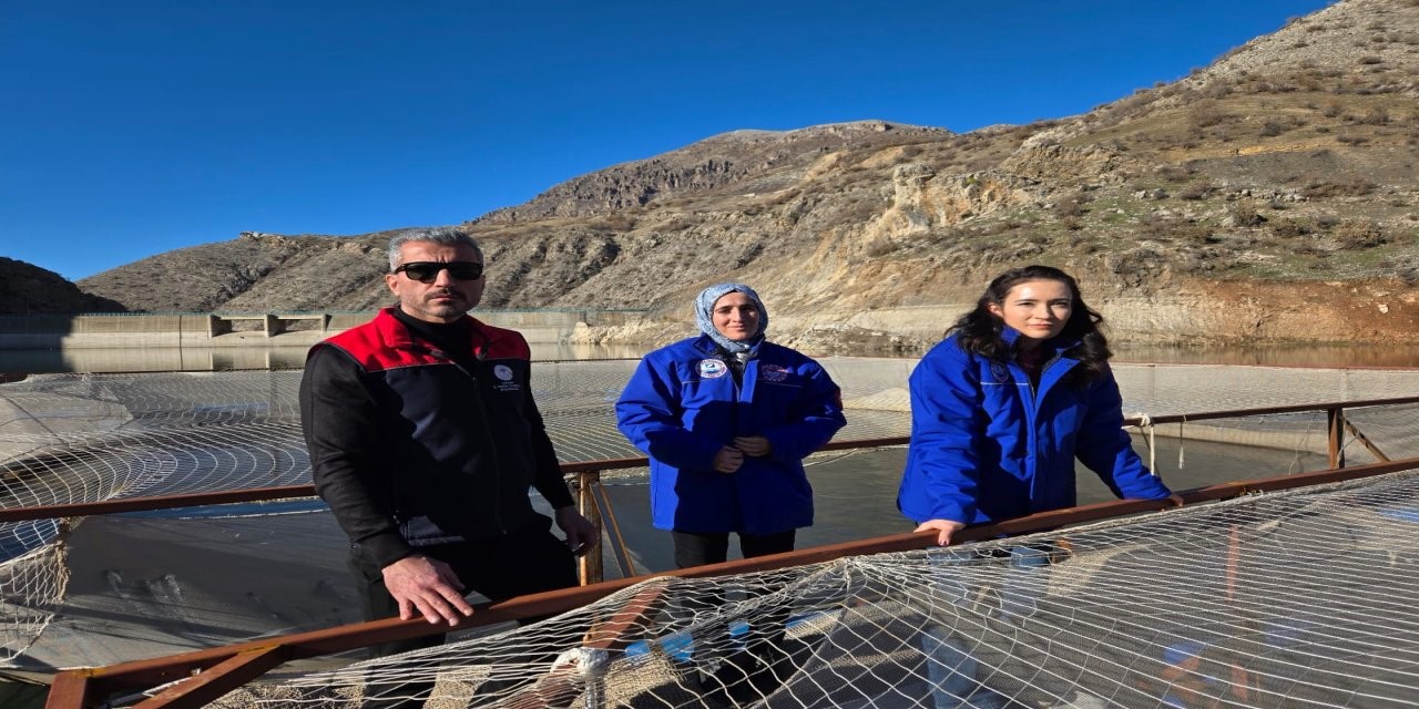 Uludere’de alabalık üretim tesislerine denetim